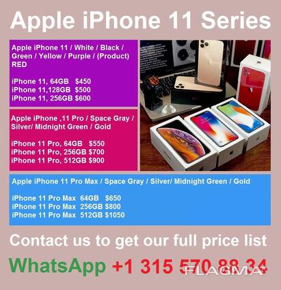 Apple iPhone 11 Pro Max /64GB/ 256GB/ 512GB New and Original