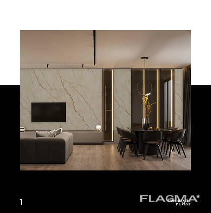 Decorative PVC Wall Panels 1220 x 2800 x 3 mm