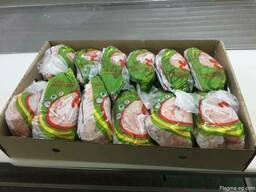 We sell packaged, frozen chicken carcass for export.